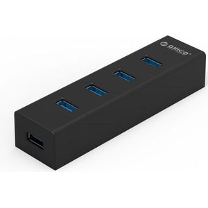 Orico USB-A Hub - 4x USB-A - USB 3.2 Gen 1 - 1 meter - Matzwart