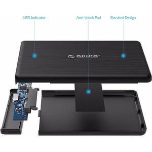 Orico Hard Drive Enclosure - 2.5 Inch - USB 3.0 - Zwart