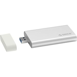 ORICO Aluminium mSATA behuizing - USB 3.0 - zilver