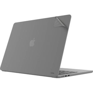 Jcpal Etui MacGuard 2in1 Skin Set - folie voor MacBook Air 13 inch M2 Space grijs