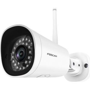 Foscam FI9912P Beveiligingscamera's - Full HD - 2MP - Nachtzicht 20 m - Werkt met Amazon Alexa en Google Assistant - Wit - wit Kunststof 6954836013595