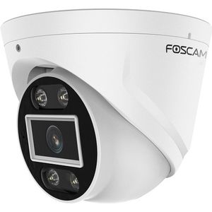 Foscam T8EP Beveiligingscamera - UHD - PoE IP Camera - Geluid en Lichtalarm - Wit