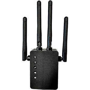 Foscam WE1 Wifi-versterker 2,4 G/5 G Dual Wifi Dual Band 1200 Mbps toegangspunt met 4-band-antennes voor kantoor, thuis, business