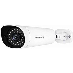 Foscam G4EP 4 MP Full Super HD PoE IP-bewakingscamera, netwerkcamera, micro SD-kaartgeheugen, weerbescherming, IP66 IR nachtzicht tot 20 m, compatibel met Alexa, AI personenherkenning en push-alarm