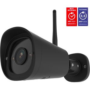 Foscam G4C Beveiligingscamera - Buitencamera - Kleur Nachtzicht 20m - 2K - IP66 - 4MP - Spotlight - Zwart - zwart Kunststof 6954836054017