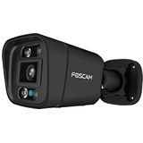 Foscam V5EP (zwart) LAN IP-bewakingscamera, 3072 x 1728 pixels, meerkleurig, 170 x 66 x 66 mm