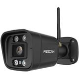 Foscam V5P Beveiligingscamera - 3K/5MP dual-band WiFi camera met geluid- en lichtalarm - Zwart