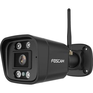 Foscam - V5P - Beveiligingscamera - Zwart - Dual-band WiFi met Geluid- en Lichtalarm
