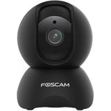 Foscam X5 - Beveiligingscamera's - 5 MP - Pan&tilt - Binnencamera - Babyfoon - Persoonsdetectie - Zwart