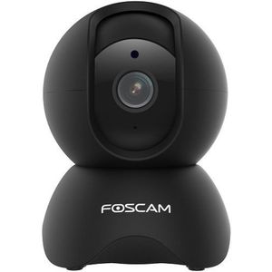 Foscam X5 - Beveiligingscamera's - 5 MP - Pan&tilt - Binnencamera - Babyfoon - Persoonsdetectie - Zwart