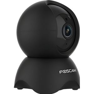 Foscam X5 - Beveiligingscamera's - 5 MP - Pan&tilt - Binnencamera - Babyfoon - Persoonsdetectie - Zwart