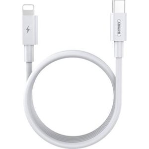 REMAX Cable USB-C voor Lightning Marlik, 2m, 20W (wit)