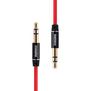 REMAX Mini jack 3.5mm AUX cable RL-L100 1m (rood)