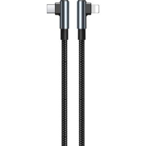 REMAX Cable USB-C-lightning Ranger II, RC-C002, 1m, 20W (zwart)