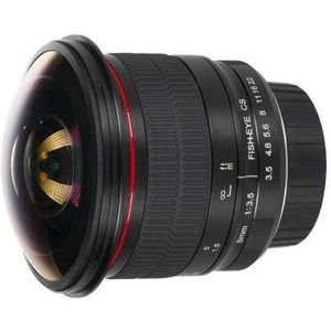 Meike 8mm f/3.5 Fisheye Nikon 1-mount objectief