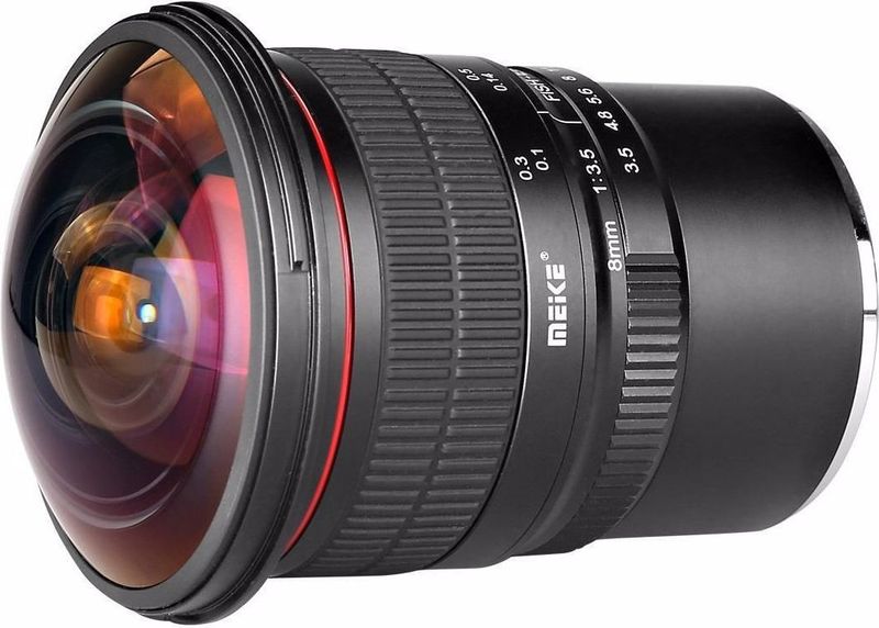 Meike Optics MK 8mm f3.5 Fisheye-objectief Ultra-groothoek voor Sony E-Mount
