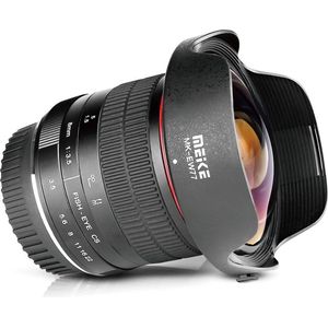 Meike - 8mm F3.5 - Fisheye - Zwart - Voor Nikon F