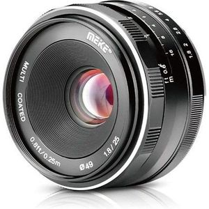 Meike - MK-25mm f/1.8-16 - Objectief - Zwart - Compatibel met Sony E
