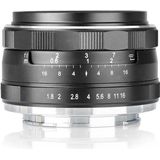 Meike - MK-25mm f/1.8 Objectief - Zwart - Metalen Behuizing