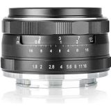 Meike 25mm f/1.8-16 MFT (Micro Vier Derde, APS-C / DX), Objectief, Zwart