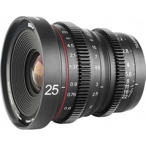Meike - 25mm T2.2 - Objectief - Zwart - Sony E-Mount