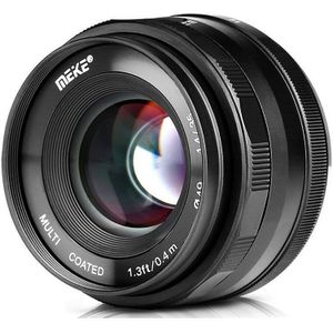 Meike 35mm f/1.4 Canon EF-M-mount objectief