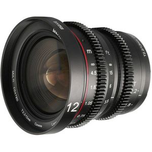 Meike - 12mm T2.2 - Objectief - Zwart - Metalen Constructie