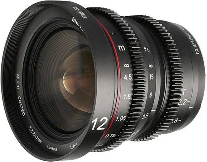 Meike - 12mm T2.2 - Objectief - Zwart - Metalen Constructie