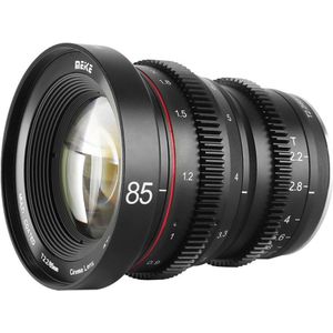 Meike MK 85mm T2.2 Micro 4/3 montage, Objectief