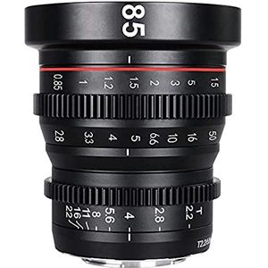 Meike - MK-85mm T2.2 - Cinemalens - Fujifilm X-mount - Metalen Behuizing