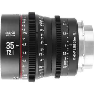 Meike - MK 35mm T2.1 S35 - Objectief - PL-vatting - Geschikt voor APS-C / DX