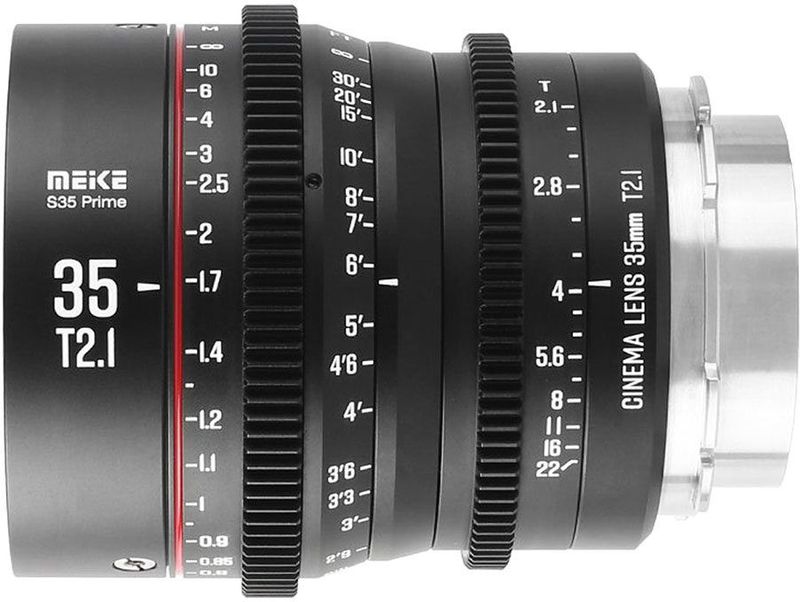 Meike - MK 35mm T2.1 S35 - Objectief - PL-vatting - Geschikt voor APS-C / DX