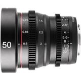 Meike - MK-50mm T2.2 - Canon RF-mount Objectief - Metaal - Laag Dispersie Optiek