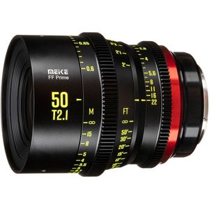 Meike - 50mm T2.1 - Objectief - Cine-lens - Volledig Formaat - Metalen Constructie