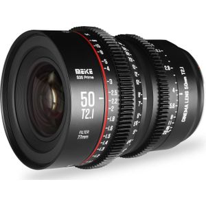 Meike MK 50mm T2.1 Canon EF-vatting S35 (PL, APS-C / DX), Objectief
