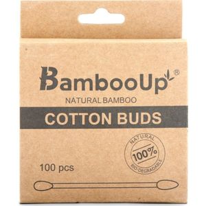 BambooUp - Bamboe Wattenstaafjes - 100 Stuks - Biologisch Afbreekbaar