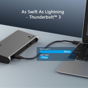 Wavlink Thunderbolt™ Dual 4K Docking station - UTD23H