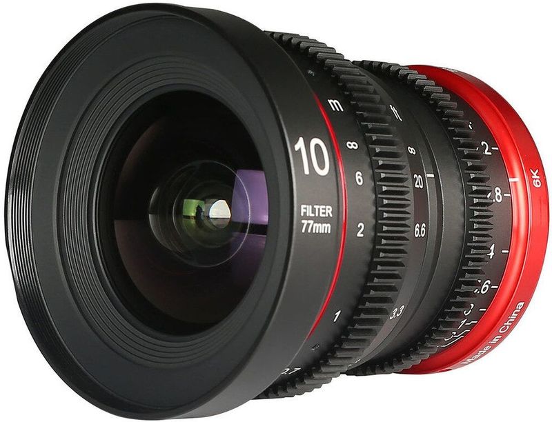 Meike - MK 10mm T2.2 - Groothoekobjectief - MFT-mount - Wijd Diafragma