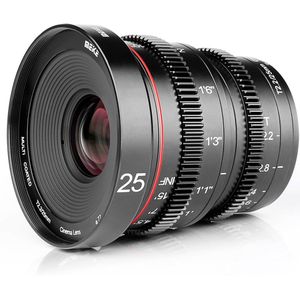 Meike - MK-25mm T2.2 - Cinema Lens - MFT-mount