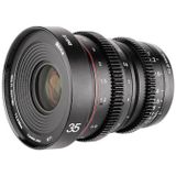 Meike - MK-35mm T2.2 - MFT-mount Objectief - Cinemalens - Wijd Diafragma T2.2