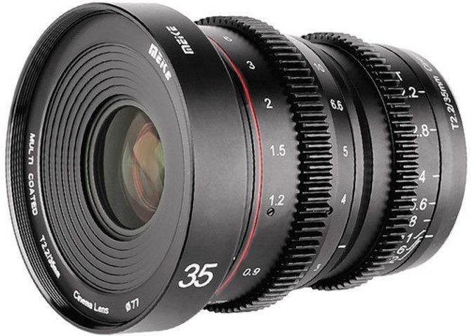Meike - MK-35mm T2.2 - MFT-mount Objectief - Cinemalens - Wijd Diafragma T2.2