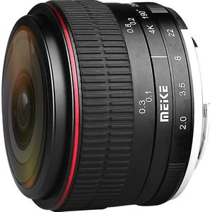 Meike - 6,5 mm f/2,0 - Fisheye Objectief - Zwart - Sony E