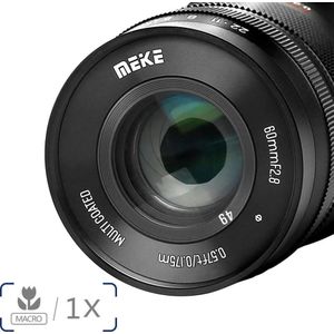 Meike MK-60mm f/2.8 Macro Fujifilm X-mount objectief