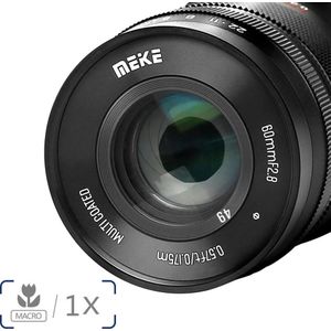 Meike MK-60mm f/2.8 Macro Canon EF-M mount objectief
