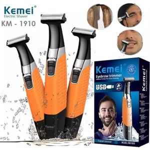 Kemei 1910 - Body Trimmer - Baard Trimmer - Oksel Trimmer - Bodygroomer Mannen - Waterdicht - Speciaal voor Schaamhaar - Oplaadbaar