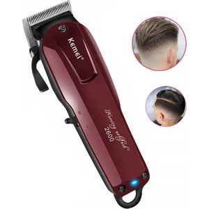 Kemei 2600 - Professionele Haar en Baardtrimmer - Tondeuse Magic Clip Cordless - Limited Edition - Professional Clipper Tondeuse - Crunch Blade Techniek - Titanium top blad - geschikt voor baby's - Oplaadbare Persoonlijke Elektrische Tondeuse