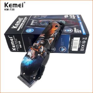 Kemei Krachtige Elektrische Tondeuse Trimmer Styling Haircut KM-6108 Pole Kapper Met 4 Gids Kammen Haar Stijl Maker Voor Man