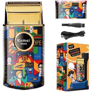 Kemei - KM MAX-RS7098 - Scheerapparaat - Graffiti - Elektrisch