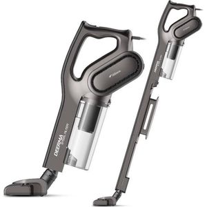 Deerma DX700s - Steelstofzuiger met Snoer - Stofzuiger Zonder Zak - 0,8L - 600W - Grijs