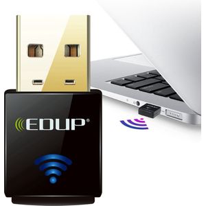 EDUP EP-N1557 WiFi Adapter - 300 Mbps - Wireless N USB Adapter - WiFi Dongle - Compatibel met Mac en Windows